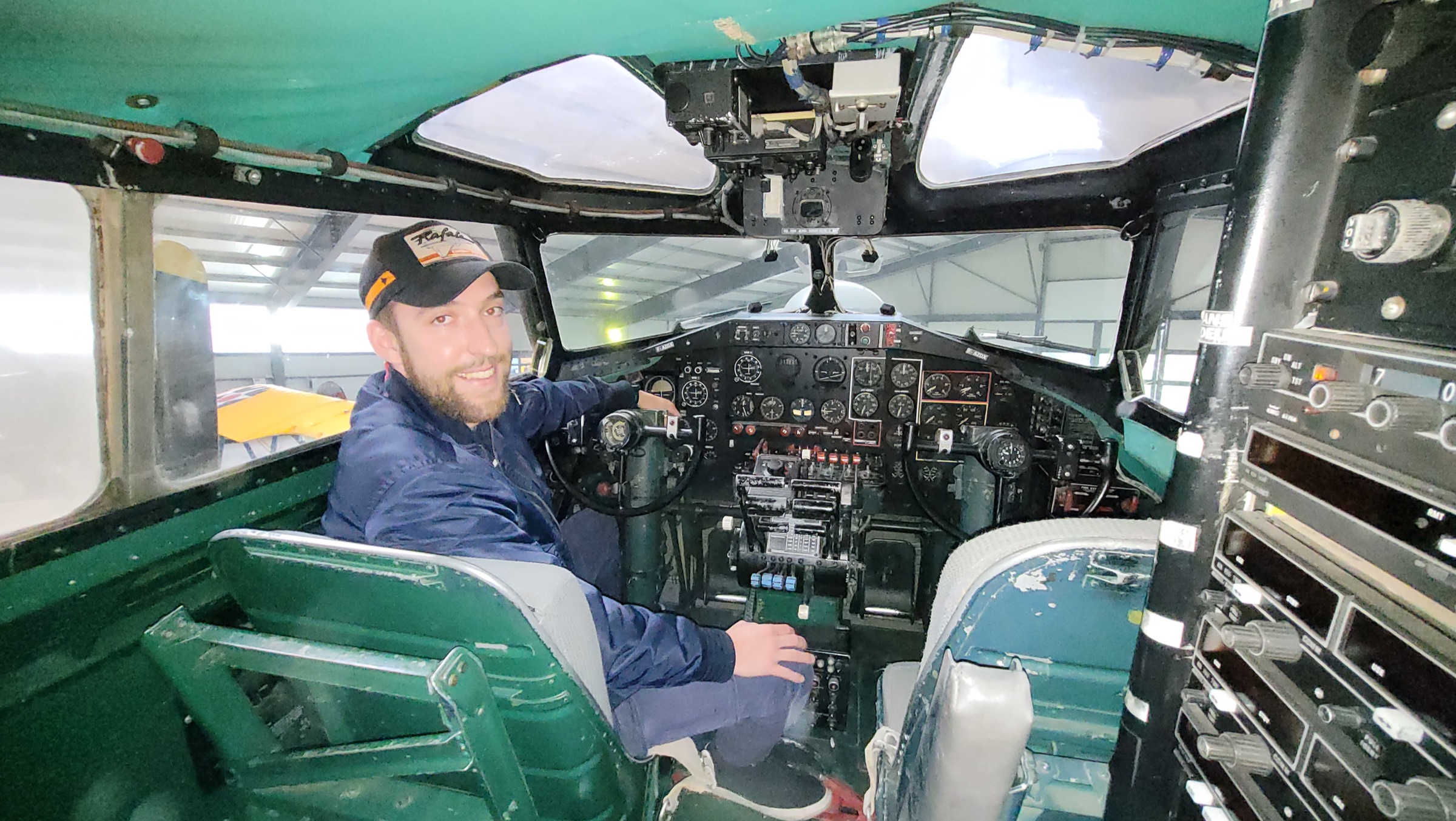 B-17G Pink Lady cockpit