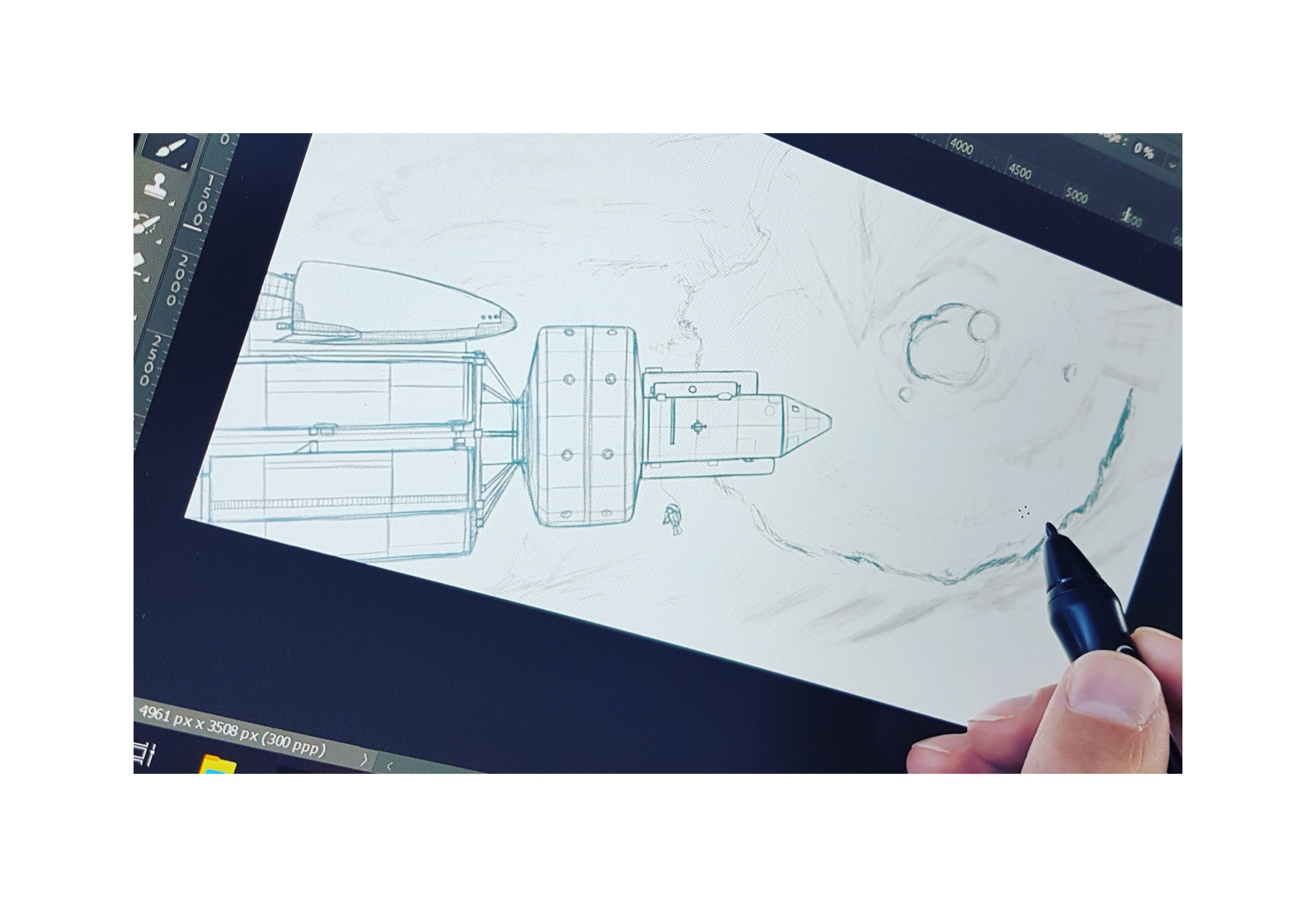 Mach 3 Illustrations artwork detail