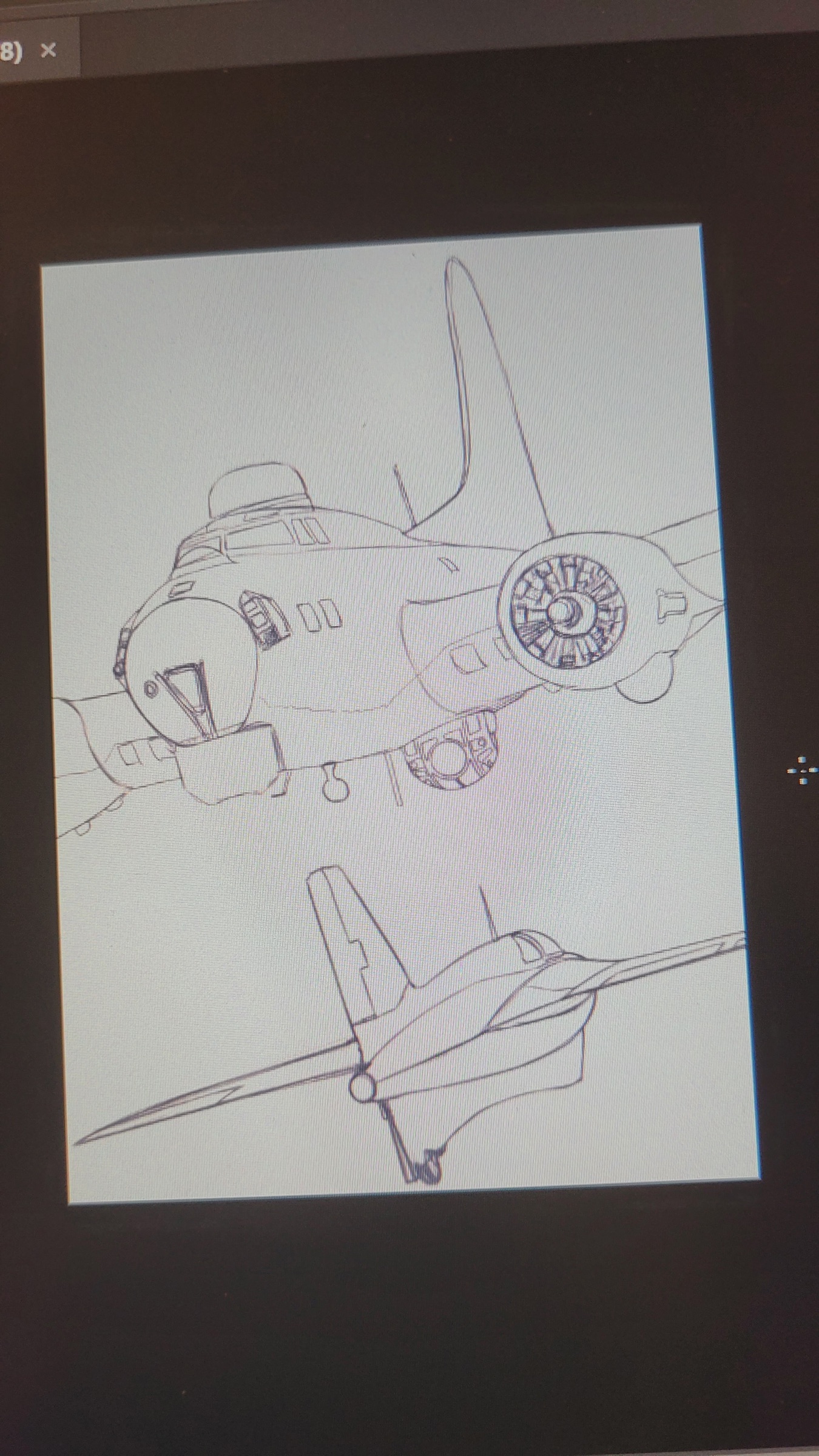 B-21 artwork color draft