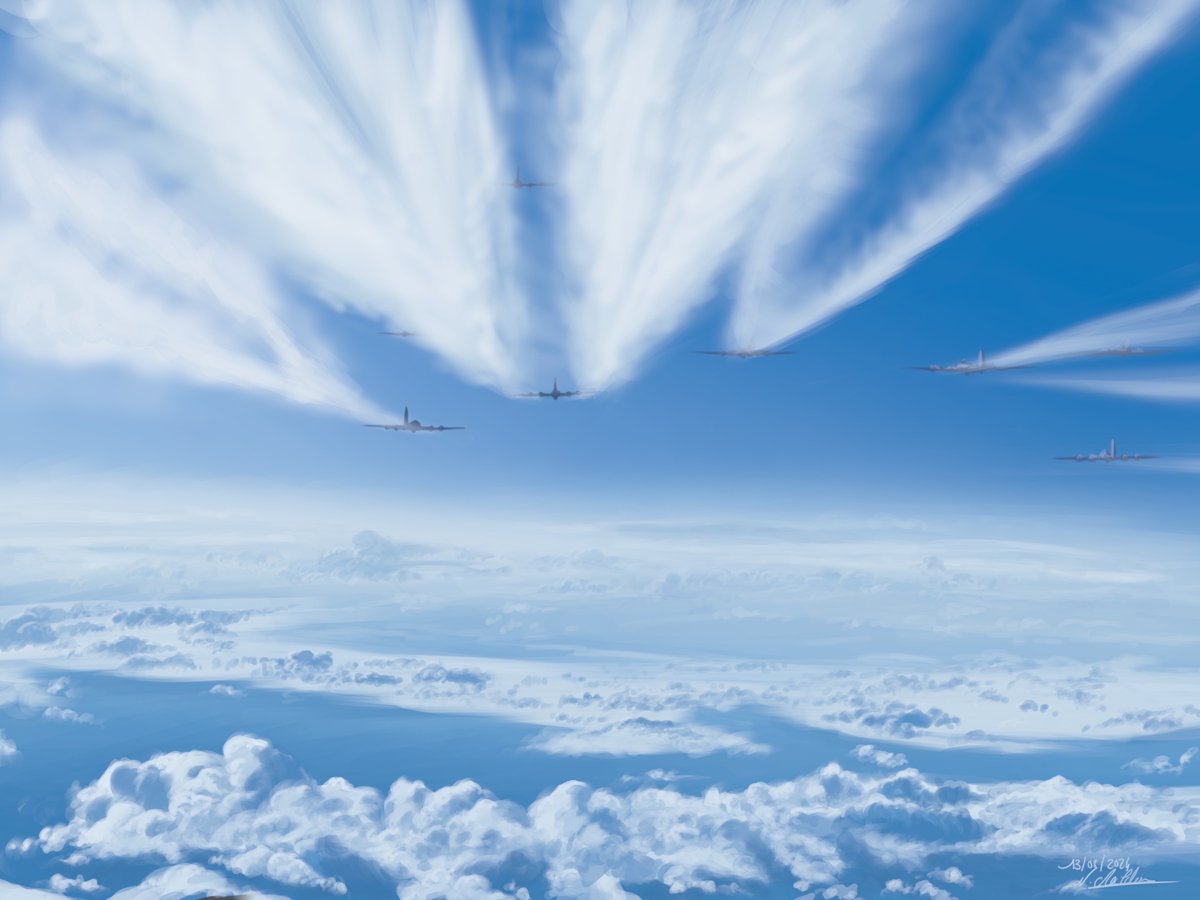 Aviation illustration by Mach 3 Illustrations